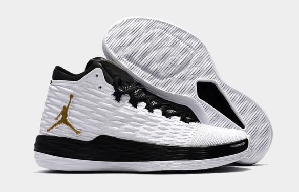 Nike Air Jordan Melo M13 Белые с черным