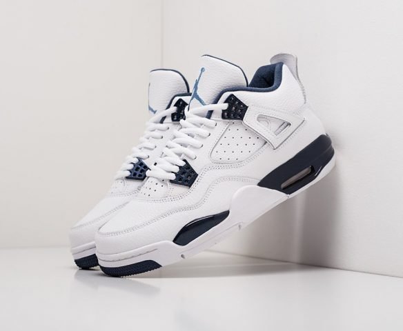 Nike Air Jordan 4 Retro white. Вид 1