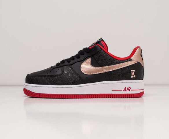 Nike Air Force 1 Low black red KEDRED