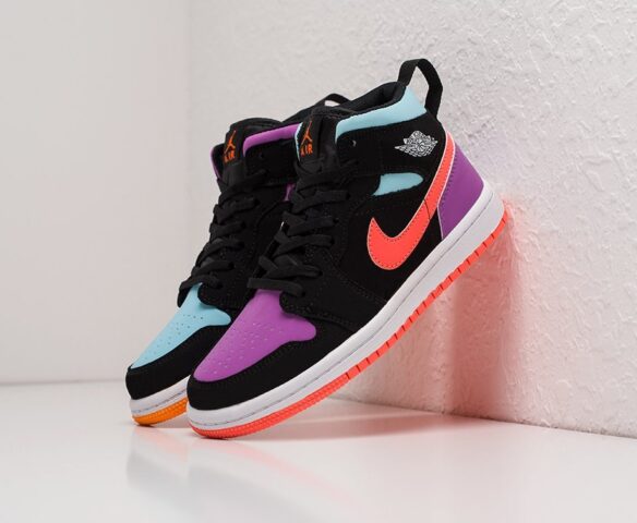 Nike Air Jordan 1 wmn разноцветные+