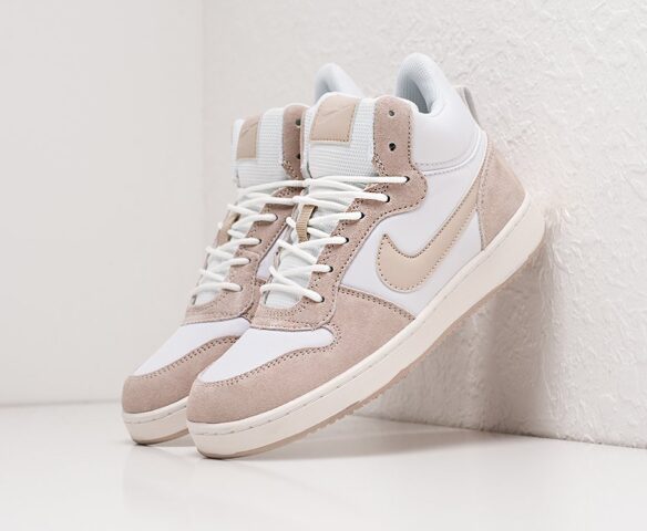 Nike Court Borough Mid Prem white. Вид 1