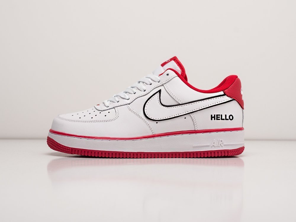 Air force 1 low trainer white / red hotsell