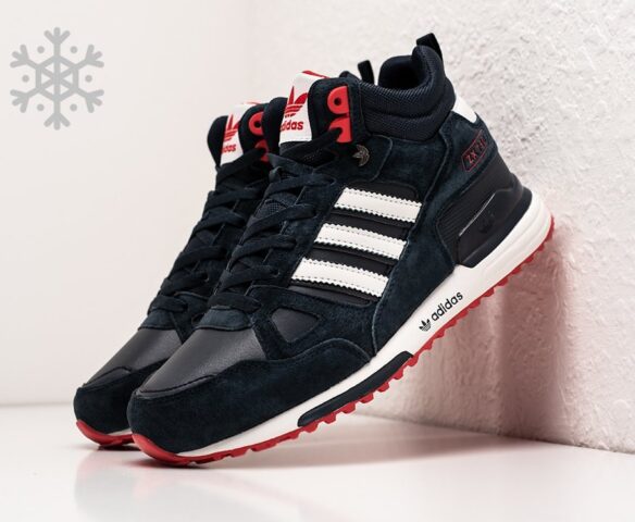 Зимние Кроссовки Adidas ZX 750 Hi синие