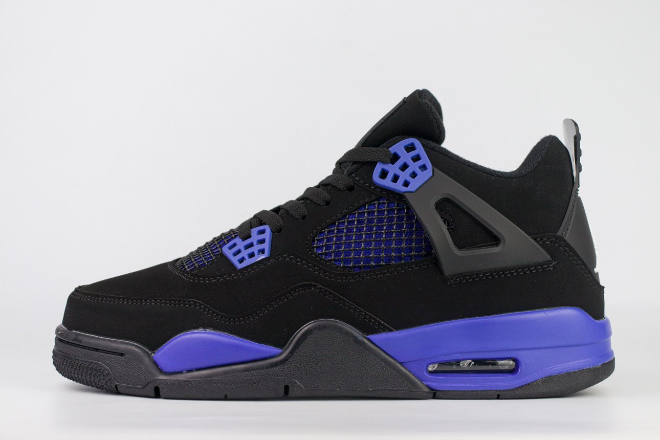 Air jordan 4 black 2024 royal