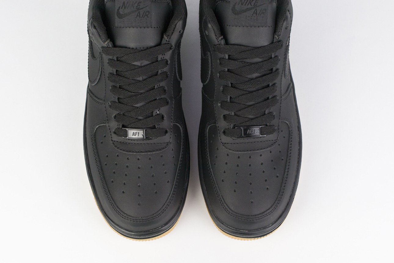 Air force 1 low black gum best sale