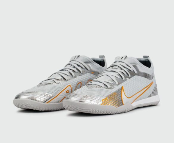 Бампы Nike Air Zoom Mercurial Vapor XV Pro IC Grey Gold. Вид 2