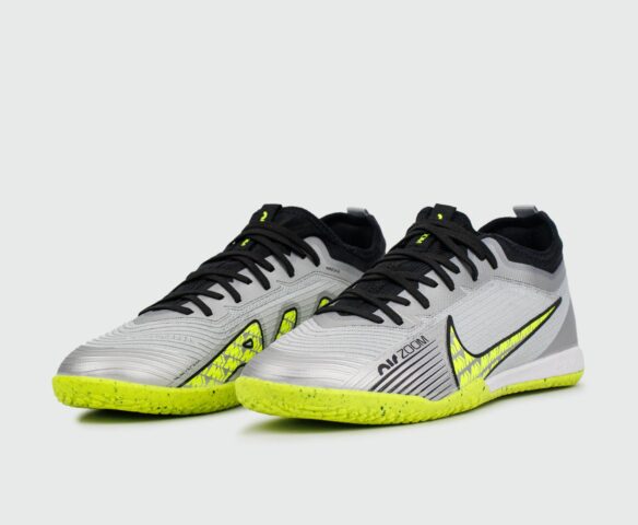 Бампы Nike Air Zoom Mercurial Vapor XV Pro IC Grey Yellow. Вид 2