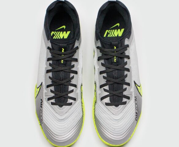 Бампы Nike Air Zoom Mercurial Vapor XV Pro IC Grey Yellow. Вид 6